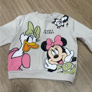 H&M Disney Friends Kids Sweatshirt - Pink, Green, White